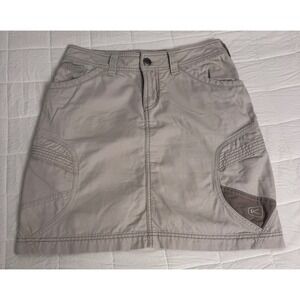 KEEN Women's Outdoor Skort‎ Hiking Travel Utility Skirt Size 4 Khaki Beige